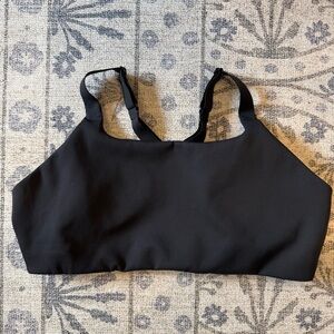 NWOT Lululemon Ultralu Square-Neck Workout Bra Medium Support Black LW2DRUS